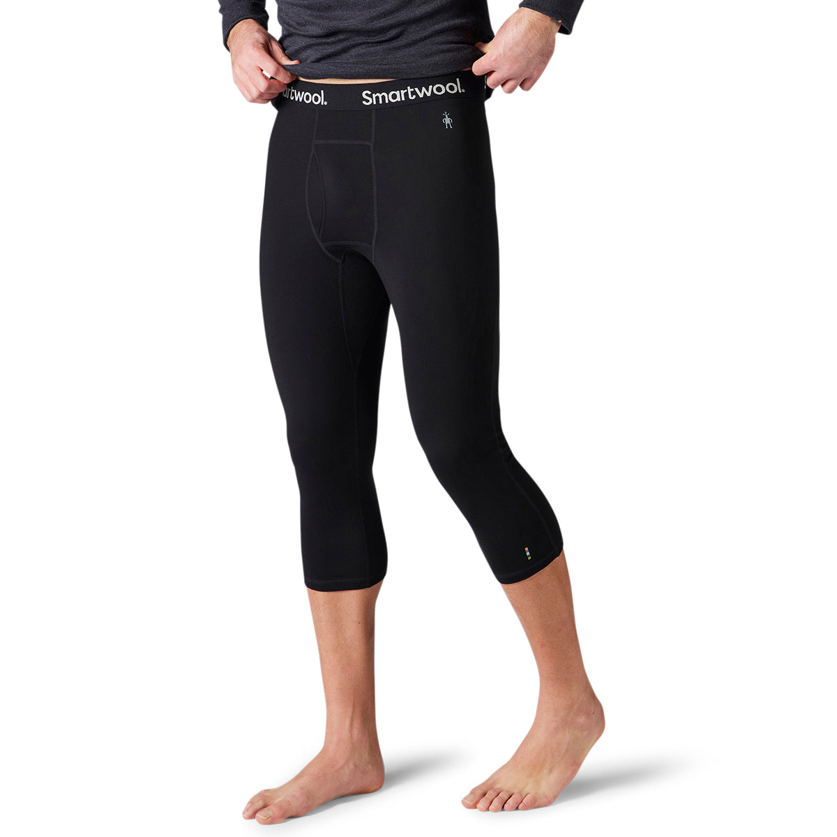 Smartwool Classic All-Season Merino Base Layer 3/4 Bottoms - Men's Black