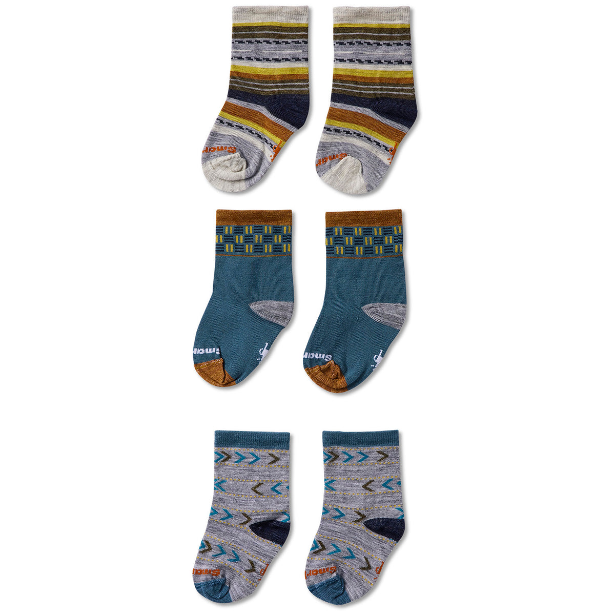 Smartwool Toddler Trio Socks - Toddlers' Light Gray