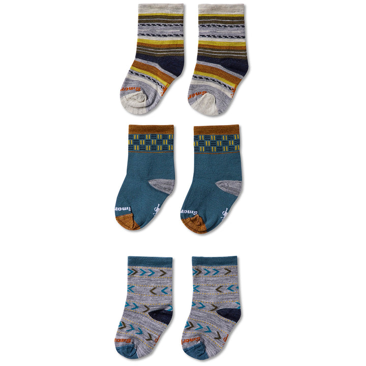Smartwool Toddler Trio Socks - Toddlers' Light Gray