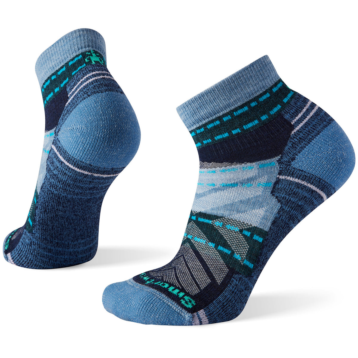 Smartwool Performance Hike Light Cushion Margarita Ankle Socks - Women's Mist Blue