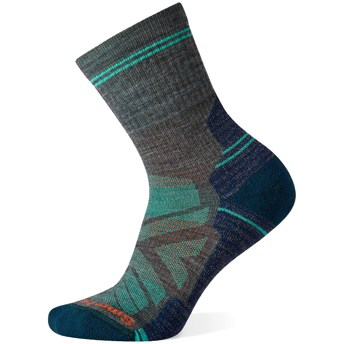 Smartwool Performance Hike Light Cushion Mid Crew Socks - Women's Medium Gray