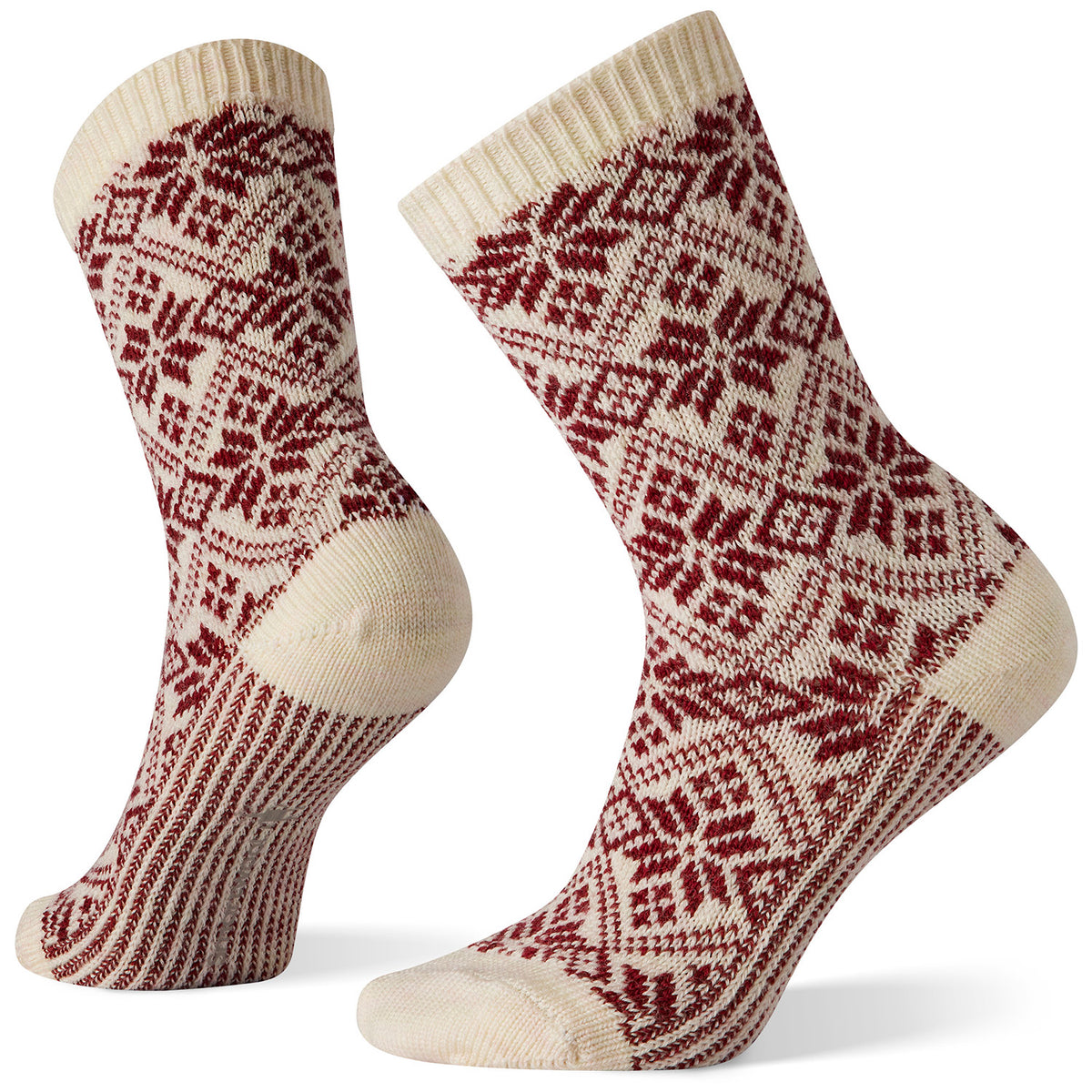 Smartwool Everyday Traditional Snowflake Crew Socks - Women's Moonbeam