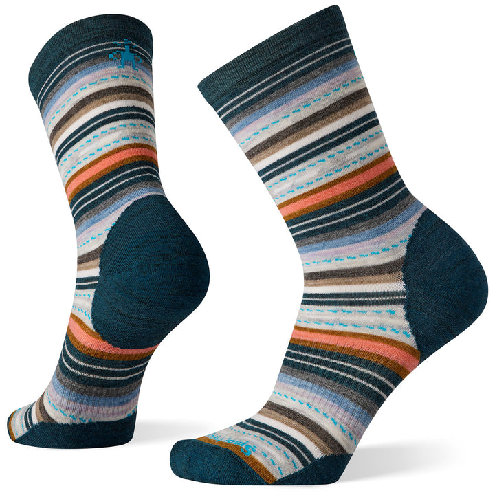 Smartwool Everyday Margarita Crew Socks - Women's Twilight Blue