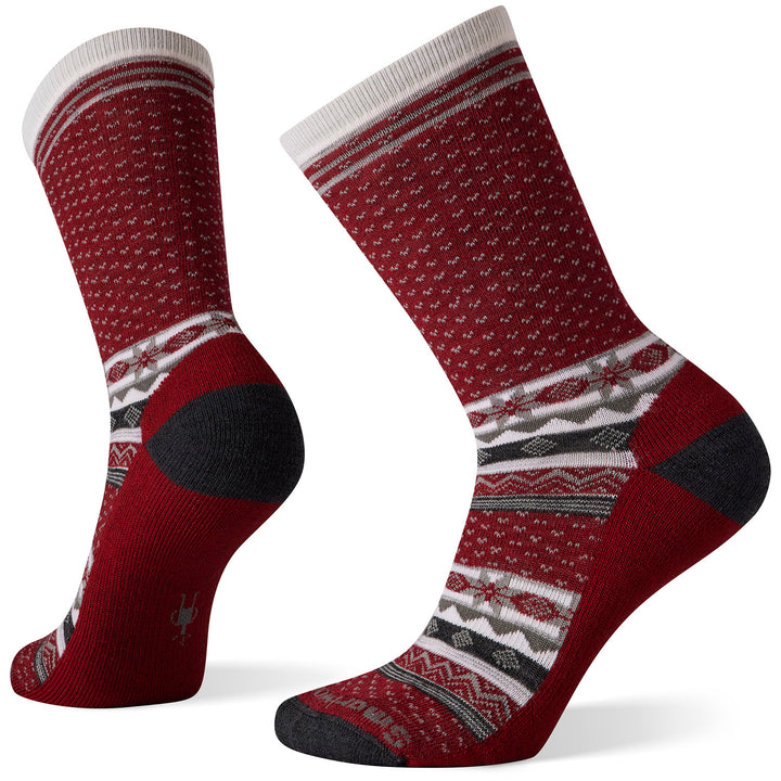 Smartwool Everyday Cozy Cabin Crew Socks - Women's Tibetan Red