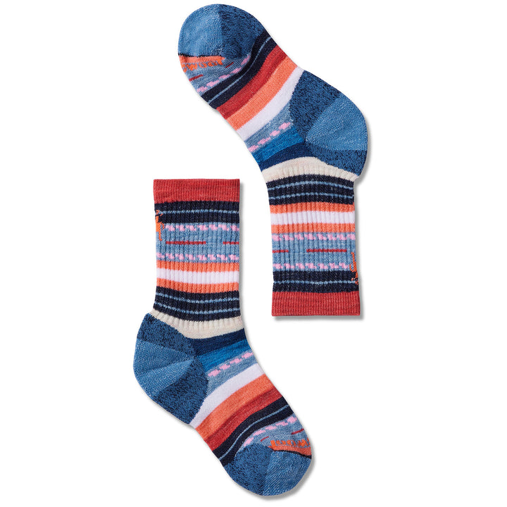 Smartwool Classic Hike Full Cushion Margarita Crew Socks - Kids' Mist Blue