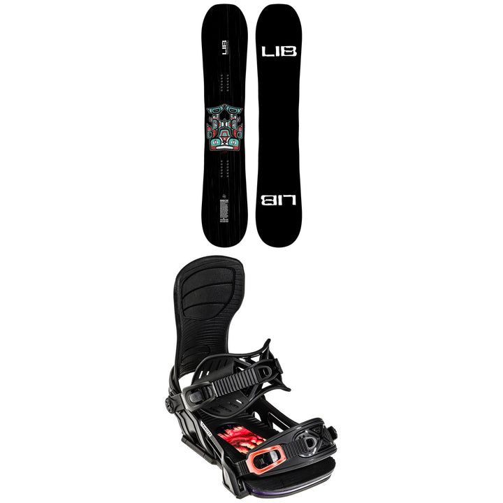 Lib Tech Double Dip C2 Snowboard 2022 + Bent Metal Transfer Snowboard Bindings 2022