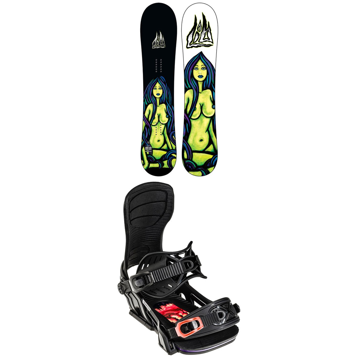 Lib Tech JL Short Wide C3 Snowboard 2022 + Bent Metal Transfer Snowboard Bindings 2022