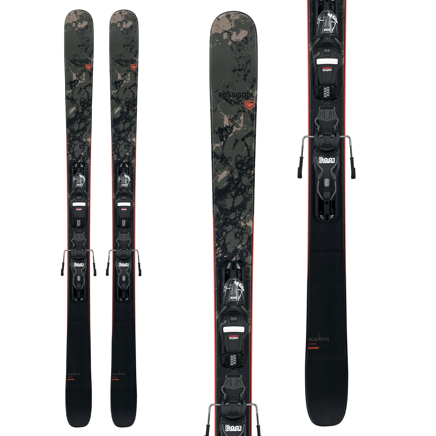 Rossignol Black Ops Smasher Skis + Xpress 10 GW Bindings 2022 – evo