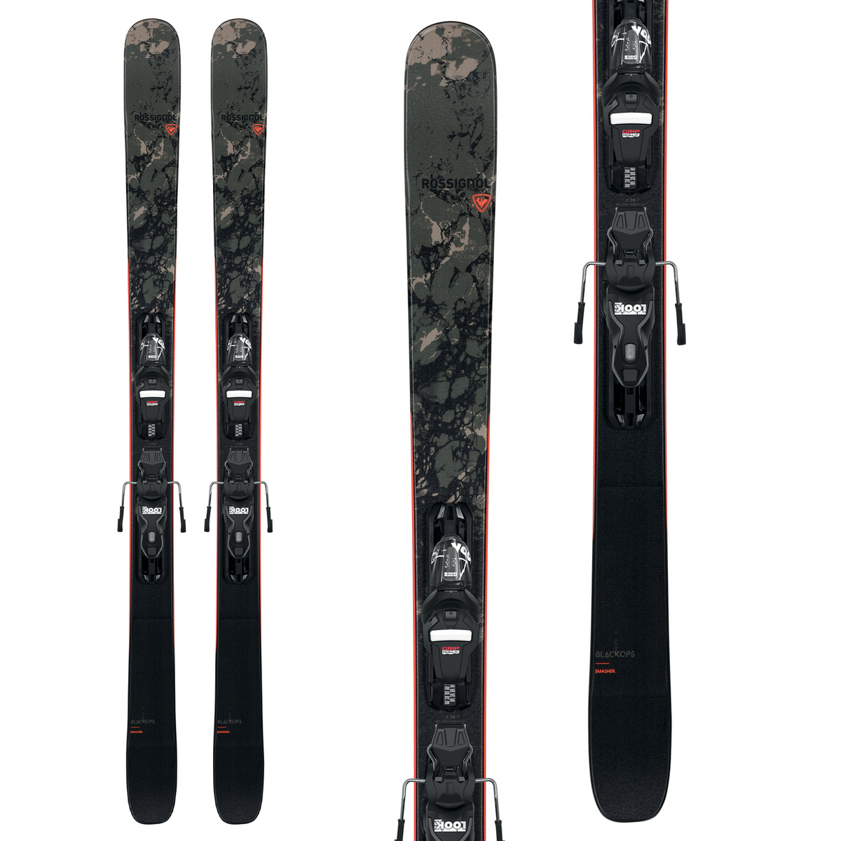 Rossignol Black Ops Smasher Skis + Xpress 10 GW Bindings 2022