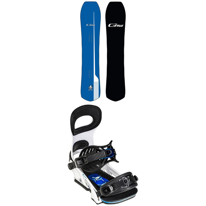 GNU Gremlin C3 Snowboard 2022 + Bent Metal Transfer Snowboard Bindings 2022