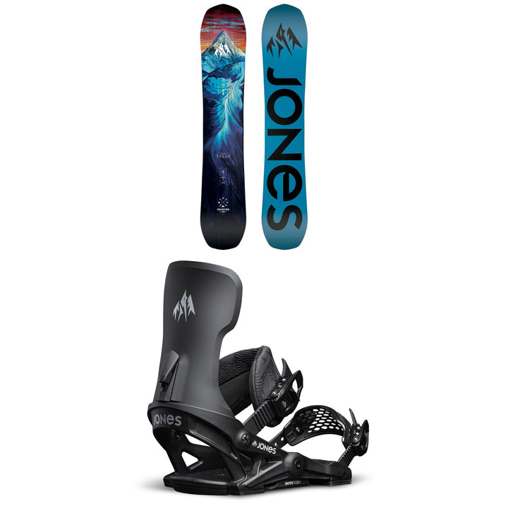 Jones Frontier Snowboard 2022 + Jones Meteorite Snowboard Bindings 2022