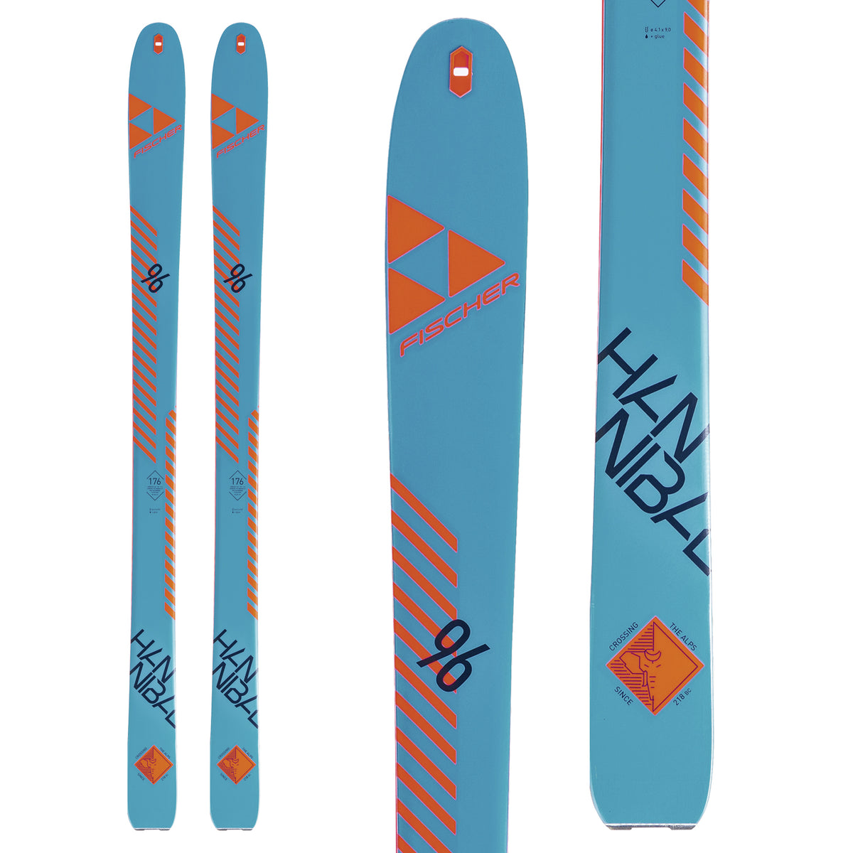 Fischer Hannibal 96 Carbon Skis 2022