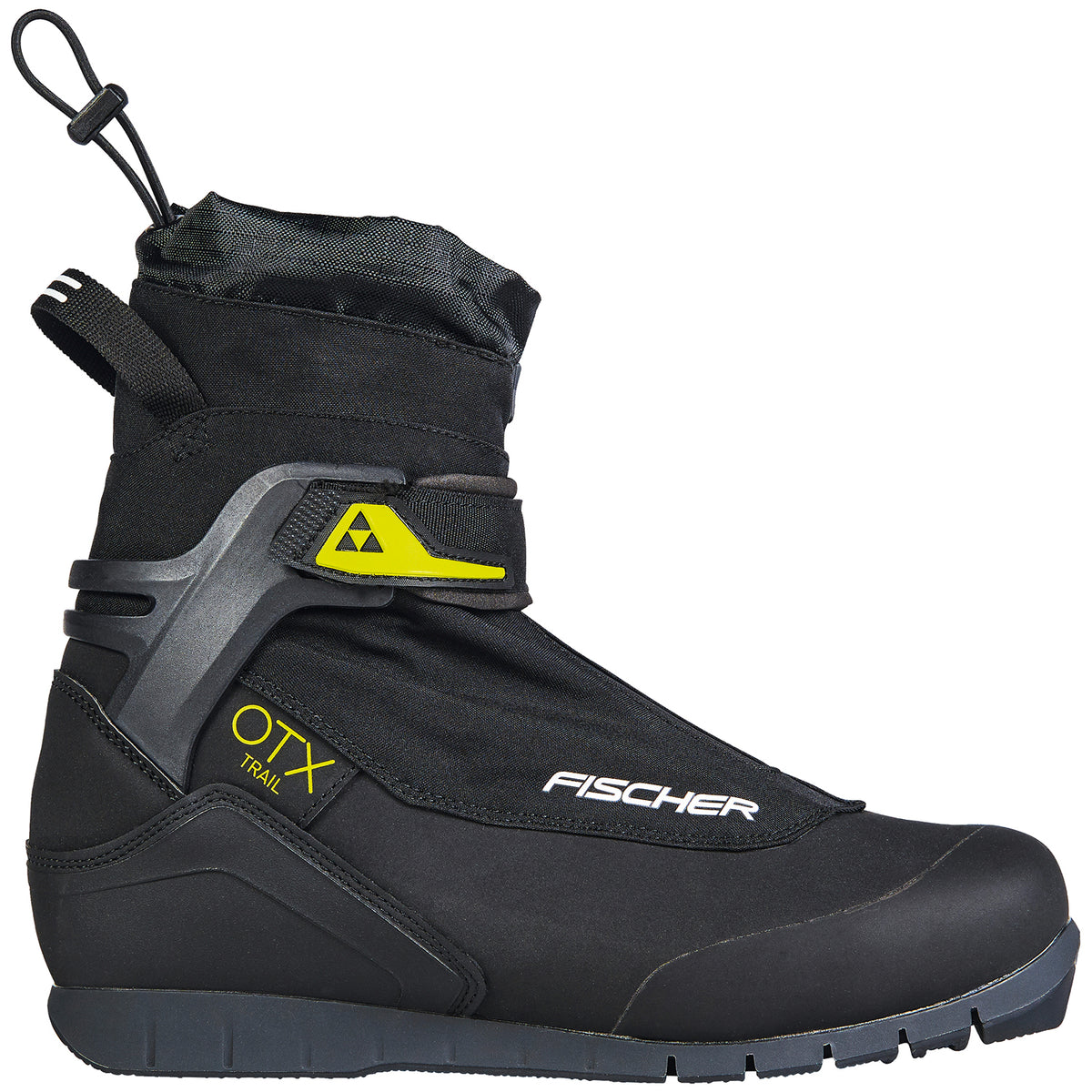 Fischer OTX Trail Cross Country Ski Boots 2024 Black/Yellow