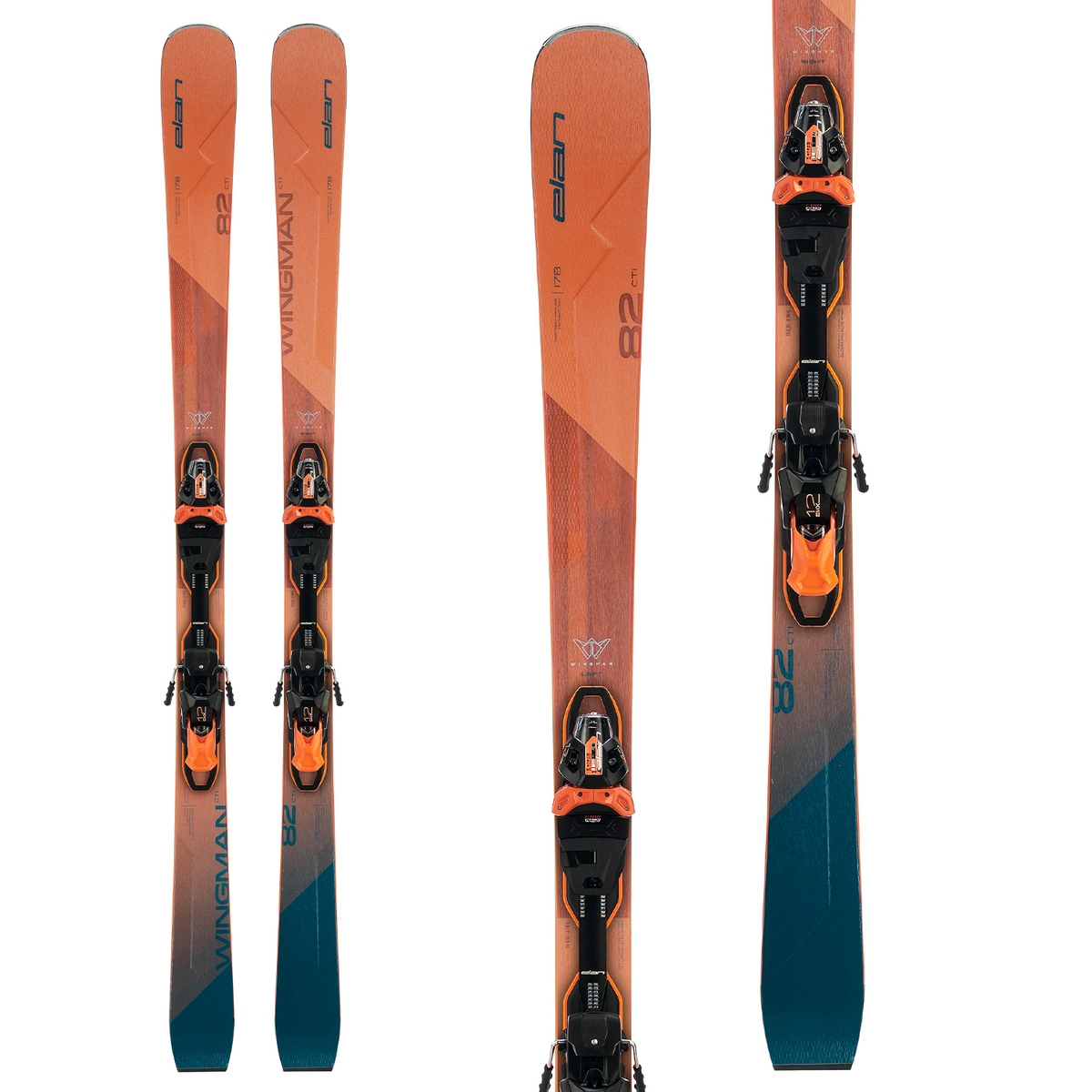 Elan Wingman 82 CTi Skis + FX EMX 12.0 GW Bindings 2022