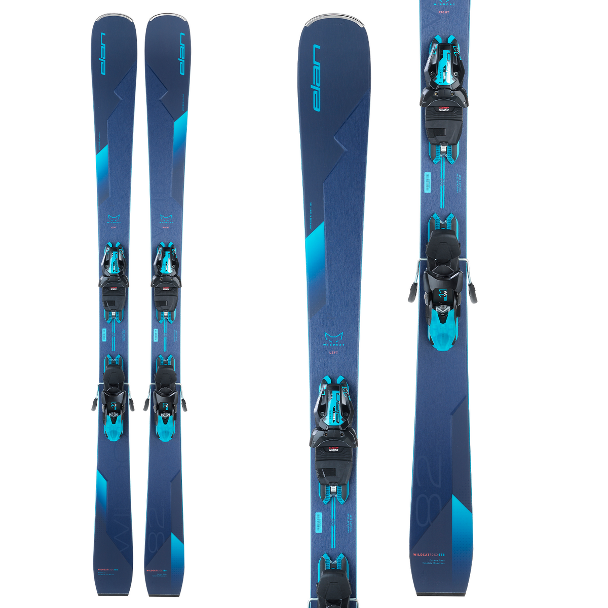 Elan Wildcat 82 CX Skis + ELW 11.0 GW Bindings - Women's 2022