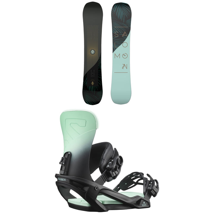 Salomon Wonder Snowboard + Vendetta Snowboard Bindings - Women's 2022
