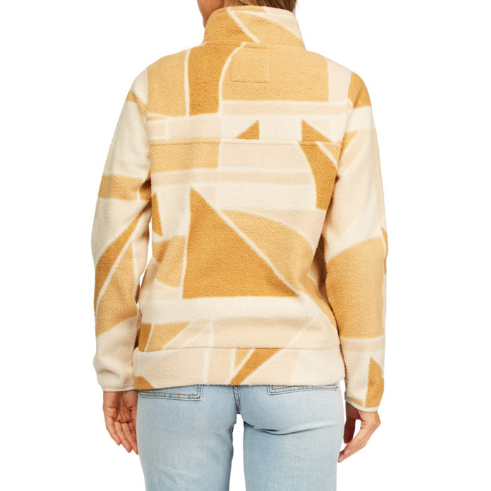 Billabong Boundary Mock Half Zip 2 Jacket - Women's Vintage Gold
