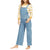 Billabong x Wrangler Western Sun Overalls - Women's Blue Rinse