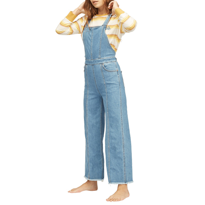 Billabong x Wrangler Western Sun Overalls - Women's Blue Rinse
