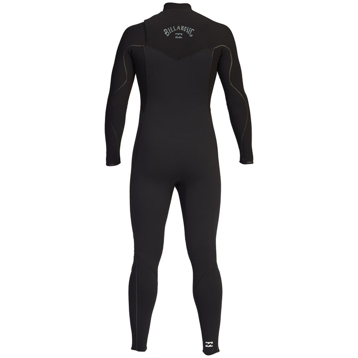Billabong 4/3 Furnace Comp Chest Zip Wetsuit Black
