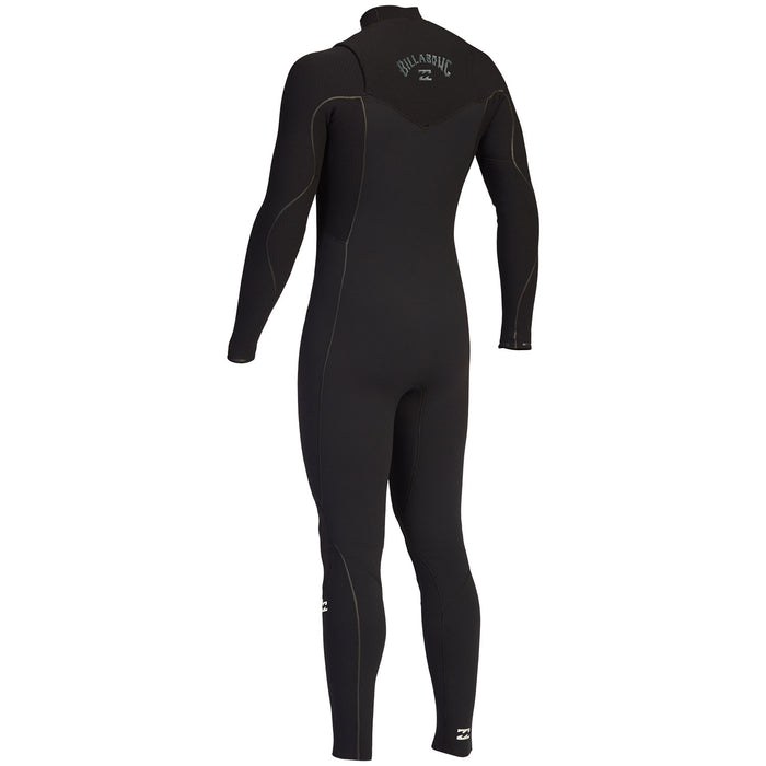 Billabong 4/3 Furnace Comp Chest Zip Wetsuit Black