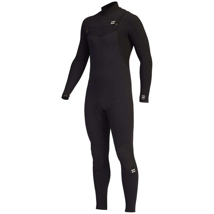 Billabong 4/3 Furnace Comp Chest Zip Wetsuit Black