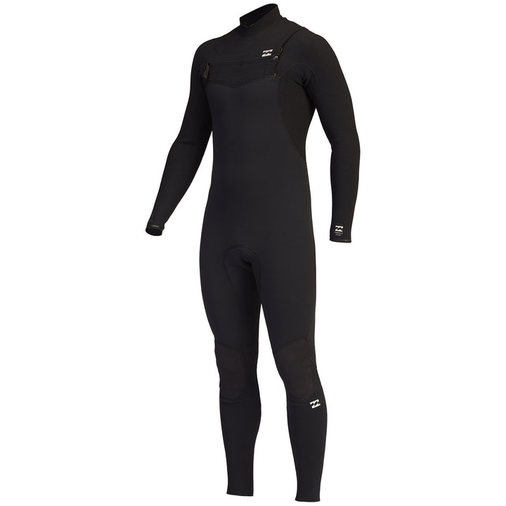 Billabong 4/3 Furnace Comp Chest Zip Wetsuit Black