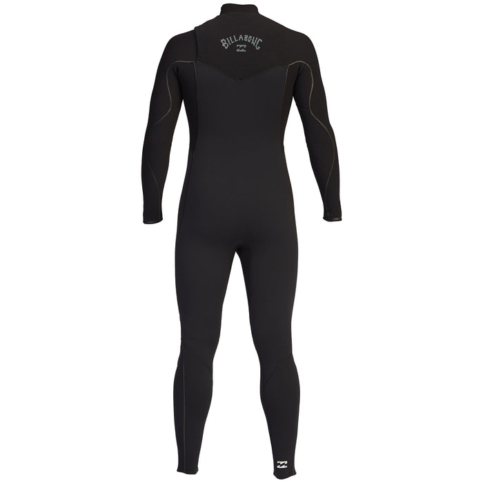 Billabong 3/2 Furnace Comp Chest Zip Wetsuit Black