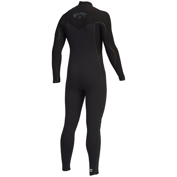 Billabong 3/2 Furnace Comp Chest Zip Wetsuit Black