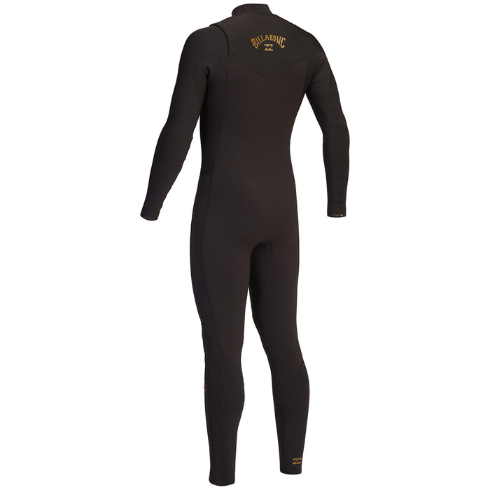 Billabong 4/3 Revolution Chest Zip GBS Wetsuit Black Clay