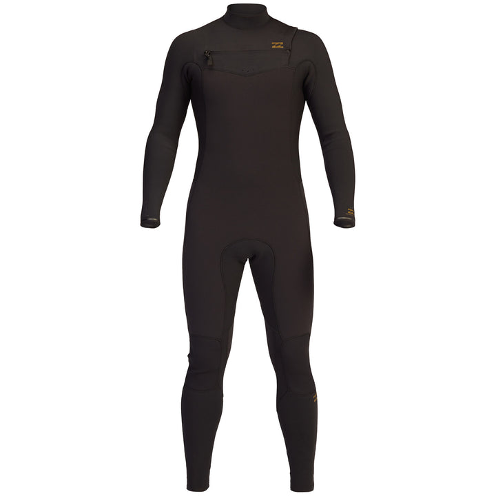 Billabong 4/3 Revolution Chest Zip GBS Wetsuit Black Clay