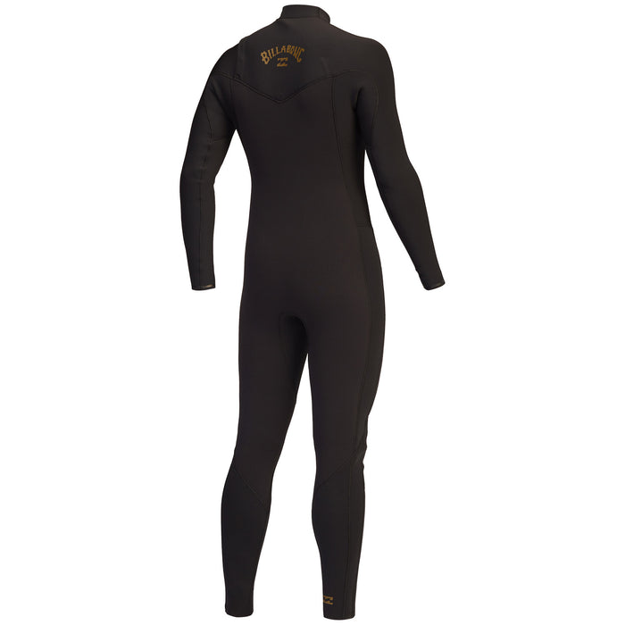 Billabong 4/3 Revolution Chest Zip GBS Wetsuit Black Clay