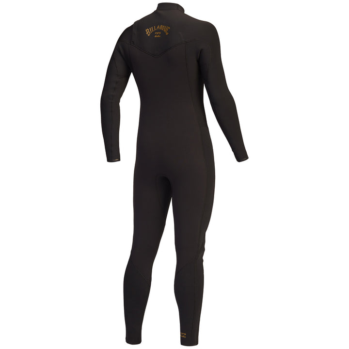 Billabong 4/3 Revolution Chest Zip GBS Wetsuit Black Clay