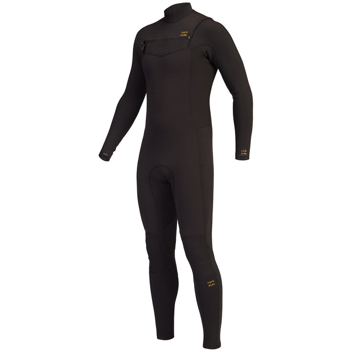 Billabong 4/3 Revolution Chest Zip GBS Wetsuit Black Clay