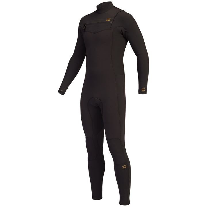 Billabong 4/3 Revolution Chest Zip GBS Wetsuit Black Clay
