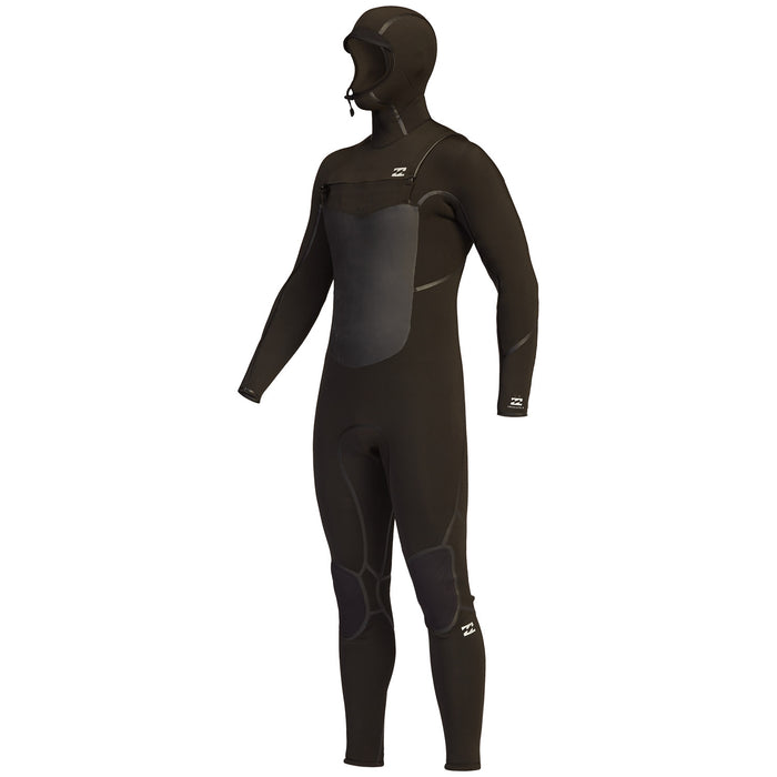 Billabong 5/4 Absolute Plus Chest Zip Hooded Wetsuit Black