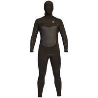 Billabong 5/4 Absolute Plus Chest Zip Hooded Wetsuit Black::Black
