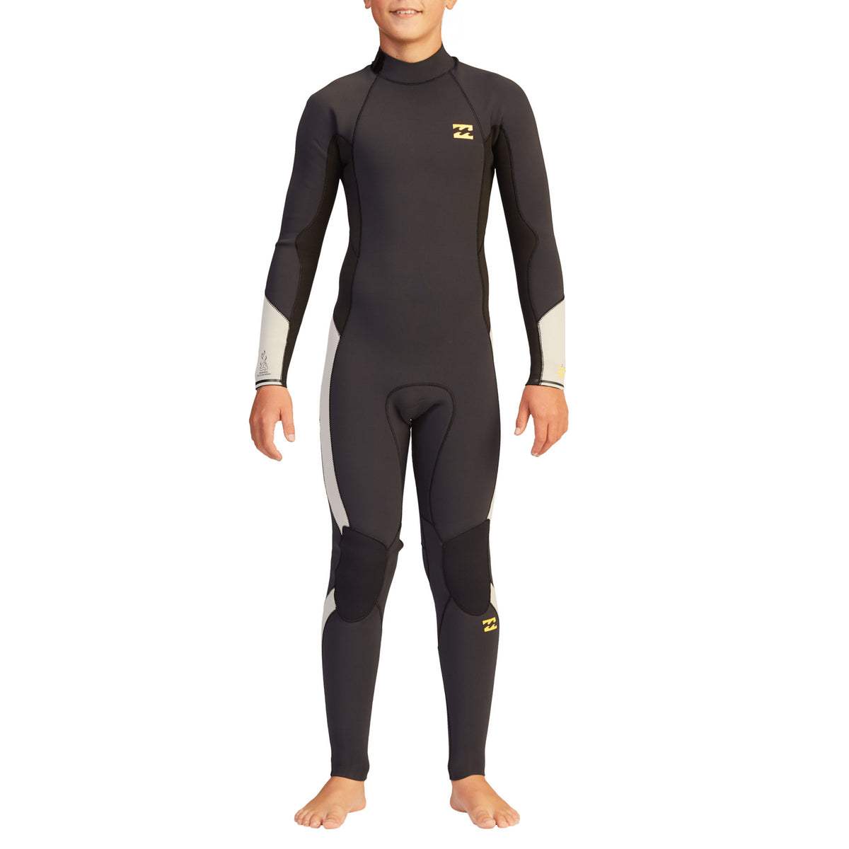 Billabong 3/2 Absolute Back Zip GBS Wetsuit - Boys' Black Rock