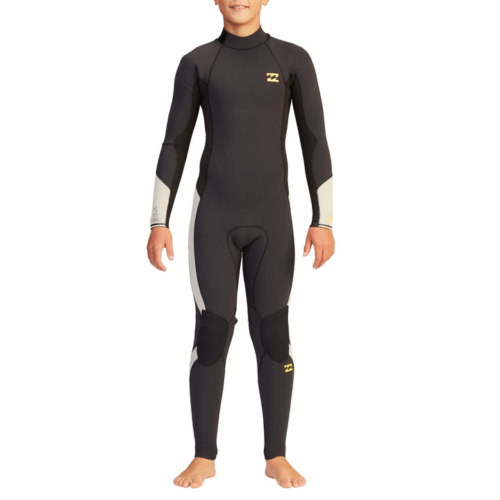 Billabong 3/2 Absolute Back Zip GBS Wetsuit - Boys' Black Rock