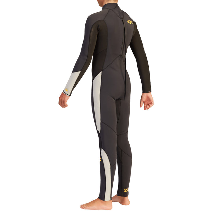 Billabong 3/2 Absolute Back Zip GBS Wetsuit - Boys' Black Rock