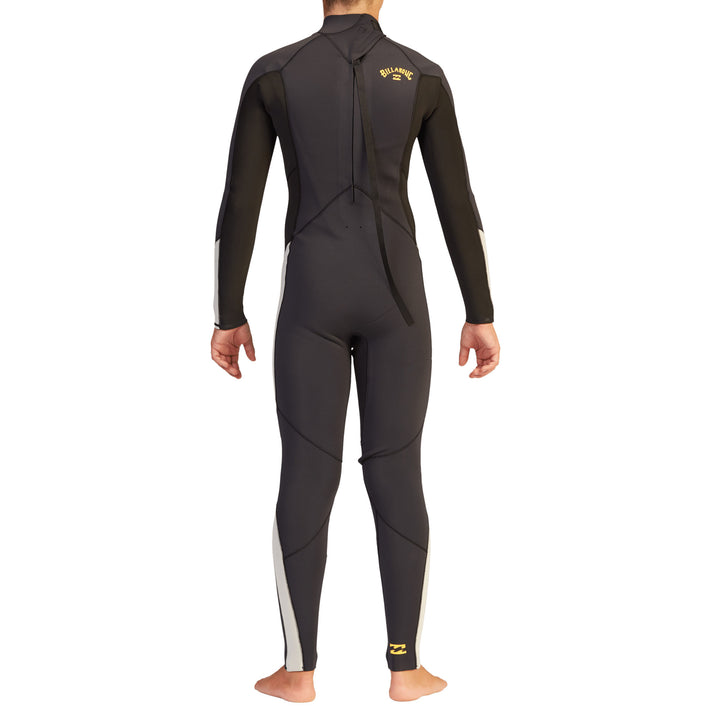 Billabong 4/3 Absolute Back Zip GBS Wetsuit - Boys' Black Rock
