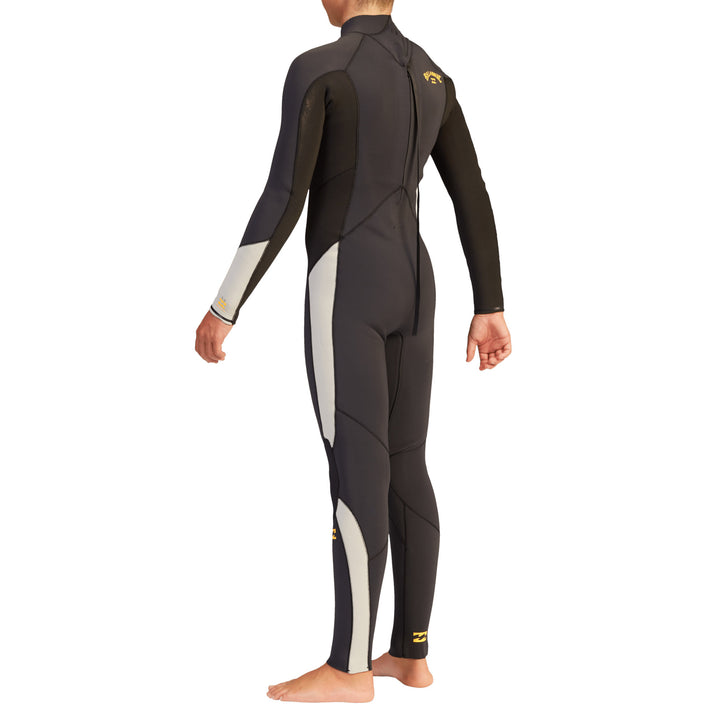 Billabong 4/3 Absolute Back Zip GBS Wetsuit - Boys' Black Rock