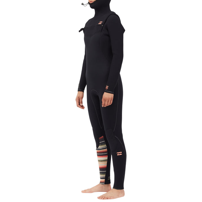 Billabong 5/4 Furnace Comp Chest Zip Hooded Wetsuit - Women's Serape