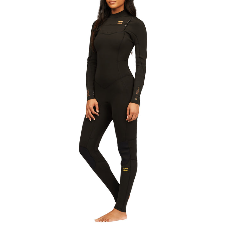 Billabong 3/2 Synergy Chest Zip Wetsuit - Women's Black Tie Dye