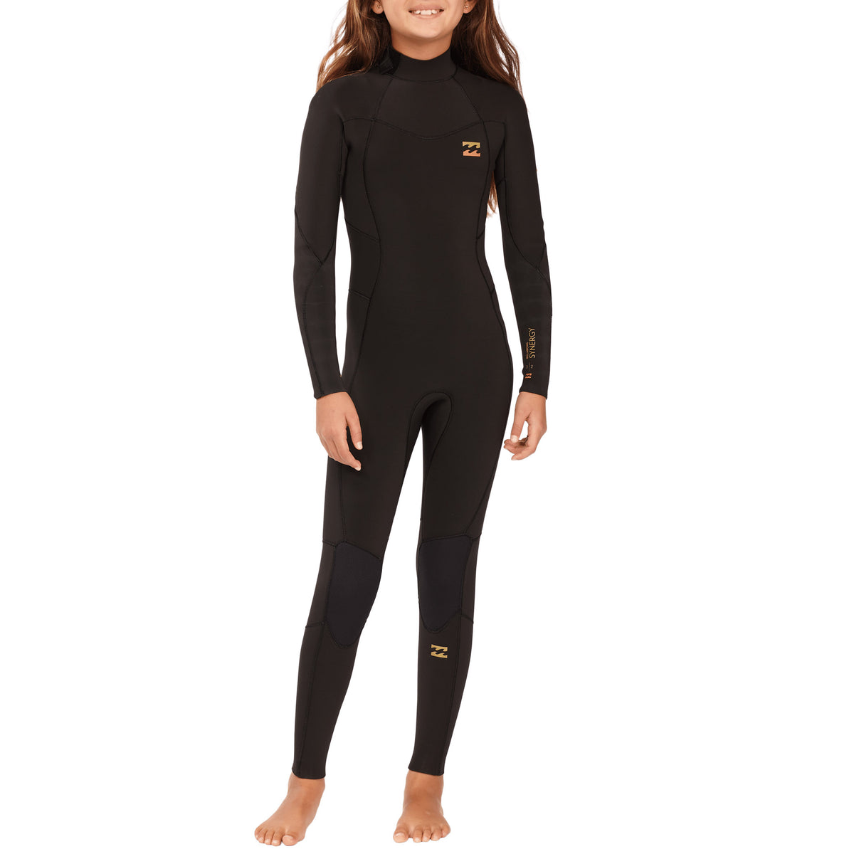Billabong 4/3 Teen Synergy Back Zip GBS Wetsuit - Girls' Black Tie Dye