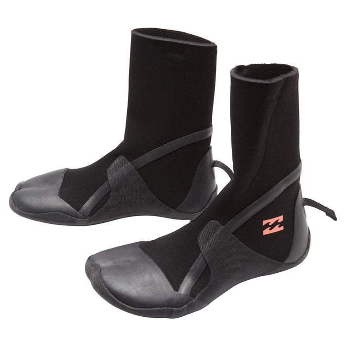 Billabong 3mm Synergy Hidden Split Toe Wetsuit Boots - Women's Black