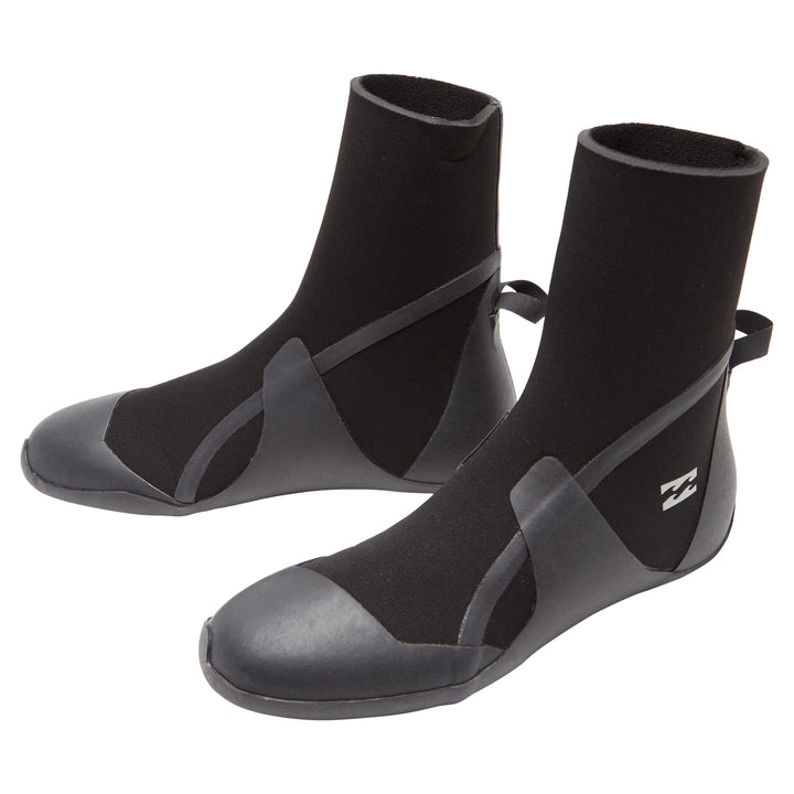 Billabong 5mm Absolute Round Toe Wetsuit Boots Black Hash