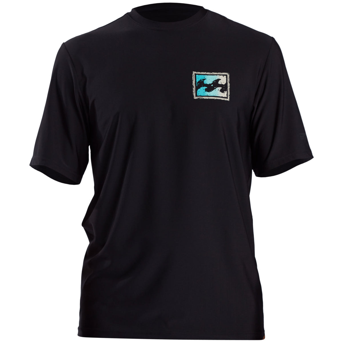 Billabong Crayon Wave Loose Fit Short Sleeve Surf Shirt Black