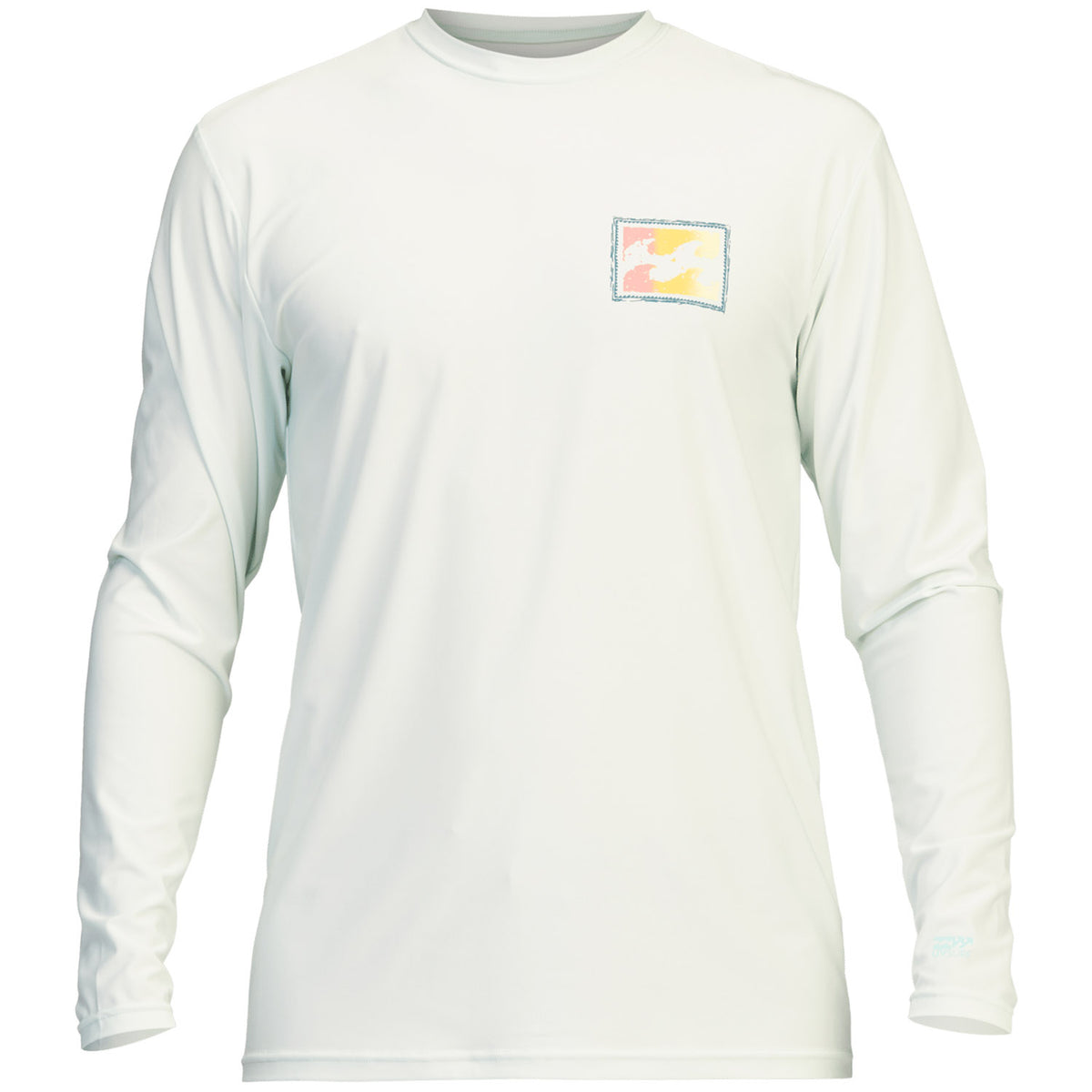Billabong Crayon Wave Loose Fit Long Sleeve Surf Shirt Seaglass