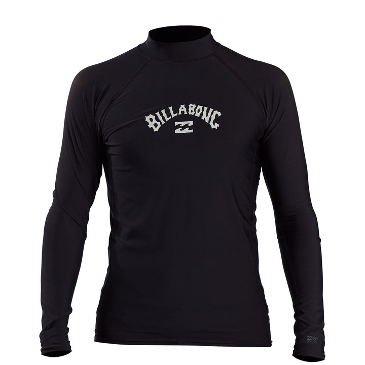 Billabong All Day Wave Performance Fit Long Sleeve Surf Shirt Black